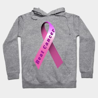 pink breast cancer ribbon Hoodie